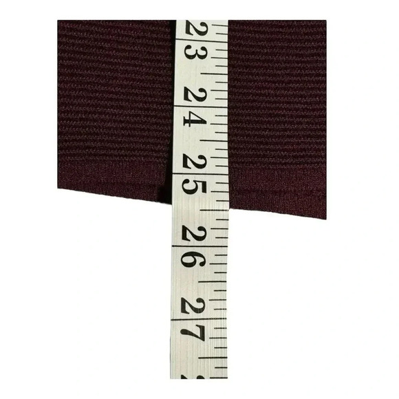 NEW Evolution Women's XS Red Burgundy Cardigan Sweater‎ Lightweight Knit NWT - Picture 6 of 6